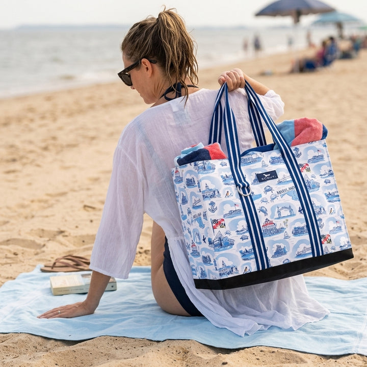 Scout Maryland Toile Original Deano Large Tote