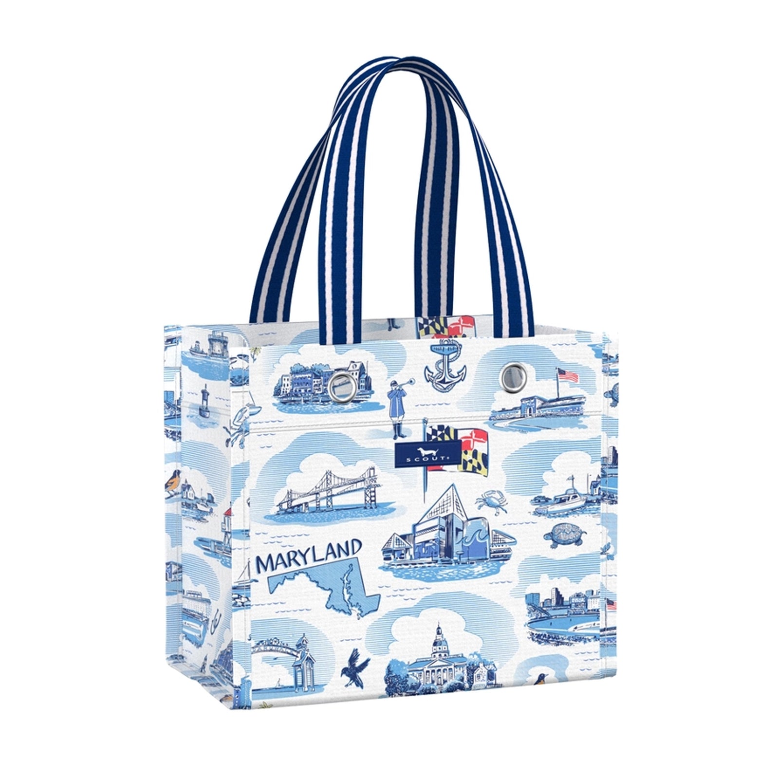 Scout Maryland Toile Small Gift Tote Bag