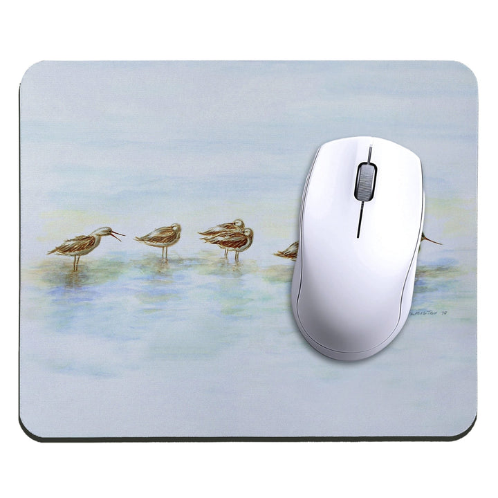 Shorebirds Neoprene Mouse Pad Scene