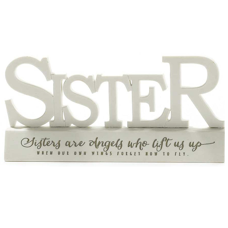 Sisters are angels who lift us up when our own wings forget how to fly Figurine