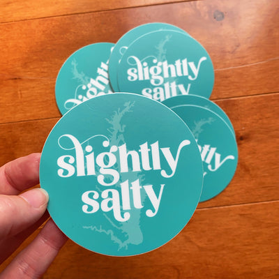Slightly Salty Chesapeake Bay Vinyl Sticker Scene
