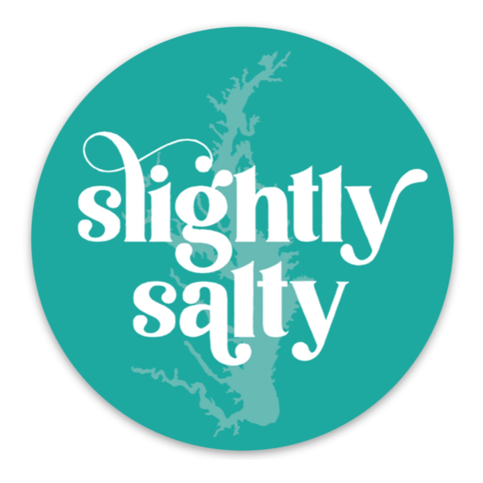Slightly Salty Chesapeake Bay Vinyl Sticker