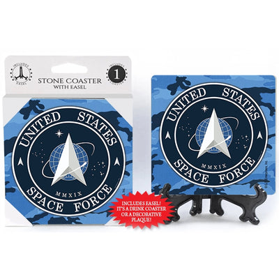United States Space Force Absorbent Stone Coaster