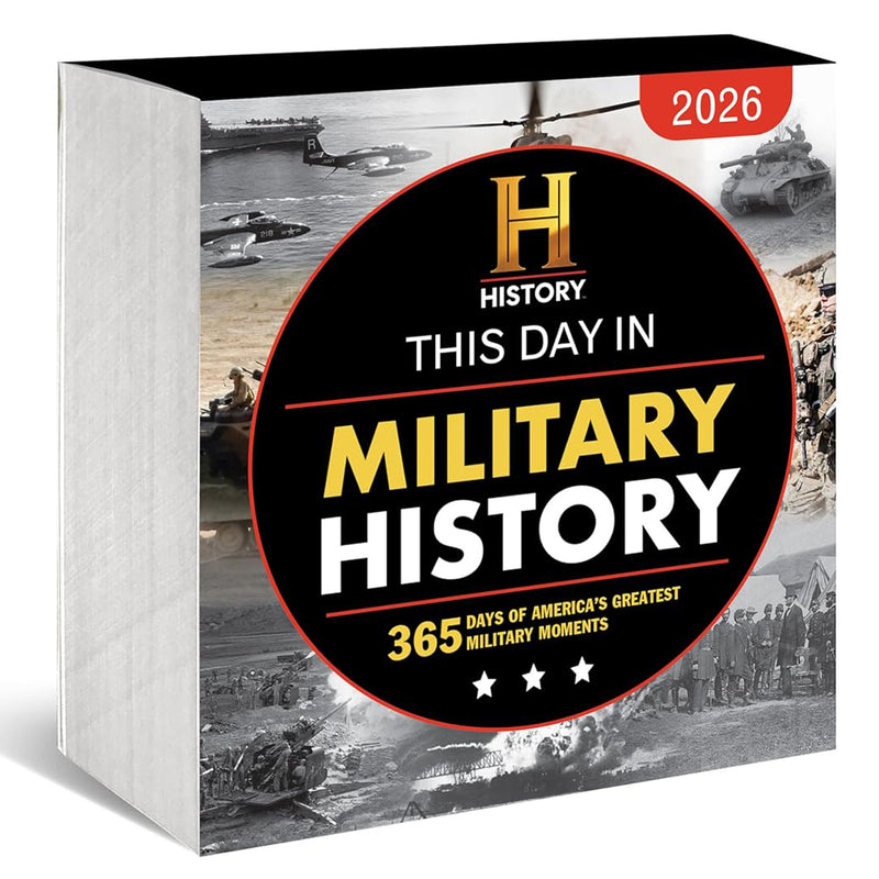 This Day in Military History 2026 Boxed Calendar History Channel