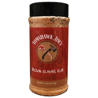 tomahawk jim's brown sugar rub 11 oz. bottle