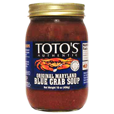 Toto's Original Maryland Blue Crab Soup 16oz.