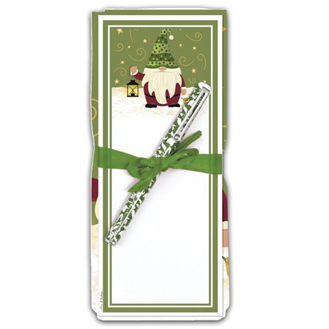 Towel, Notepad, Pen Set - Gnome Winter