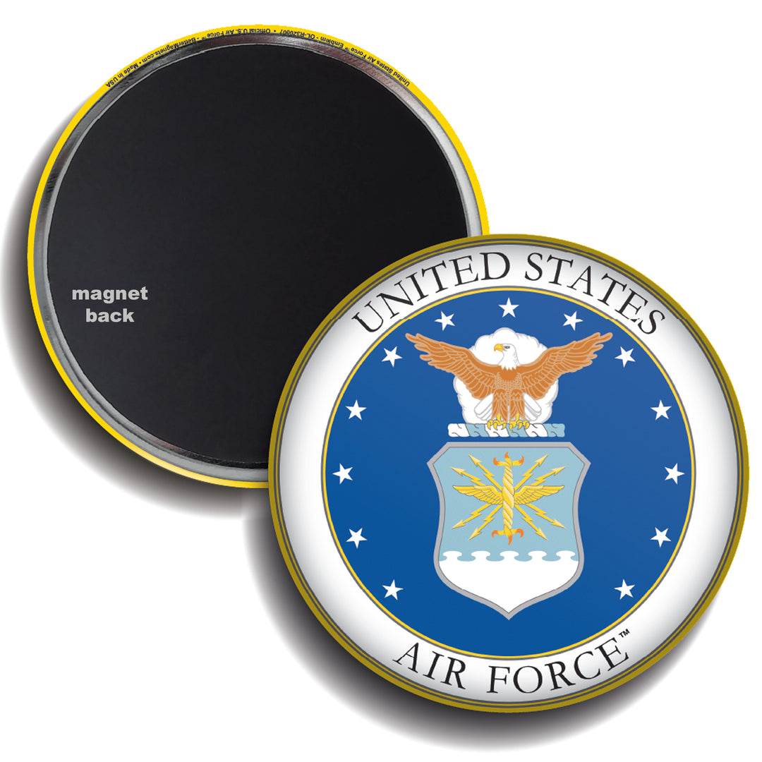 United States Air Force Logo Round Magnet