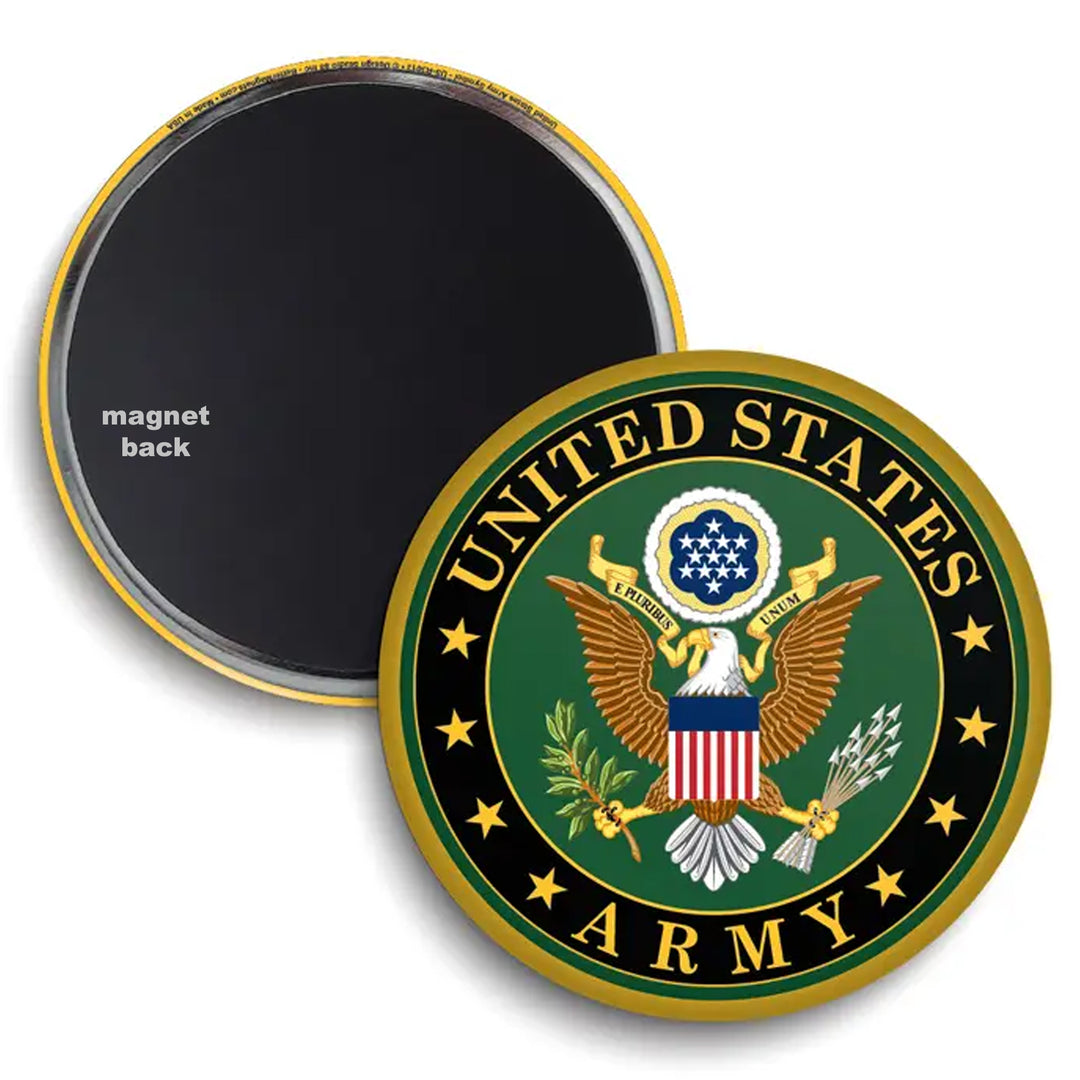United States Army Logo Round Magnet