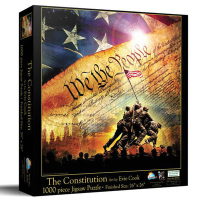 u.s. constitution puzzle box