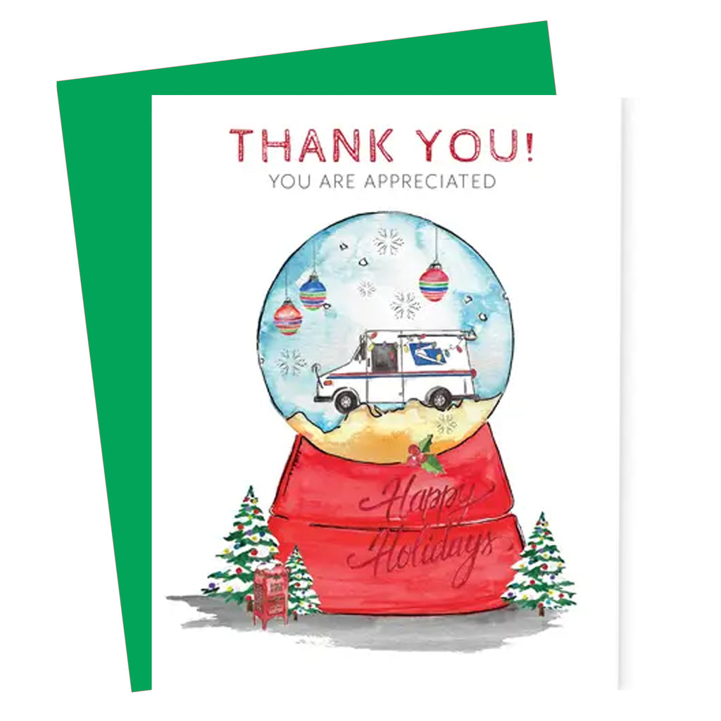 usps mail delivery driver appreciation holiday card – the maryland