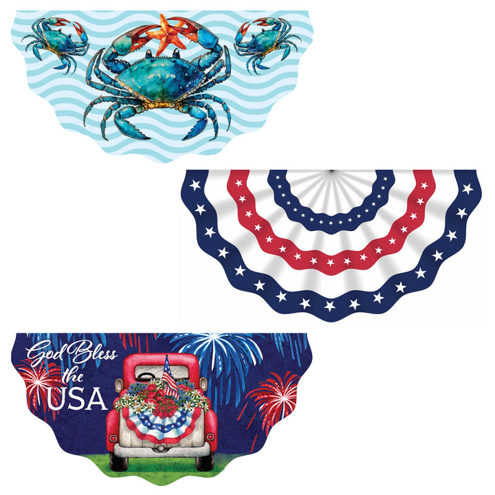 Vinyl Bunting Flags Assorted Designs 48" x 24"
