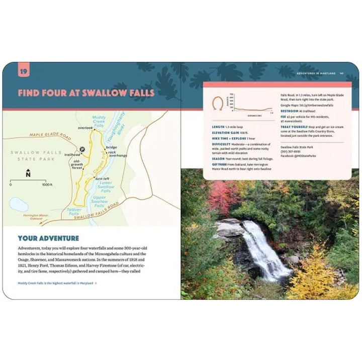 50 Hikes With Kids Virginia And Maryland Book (Swallow Falls)