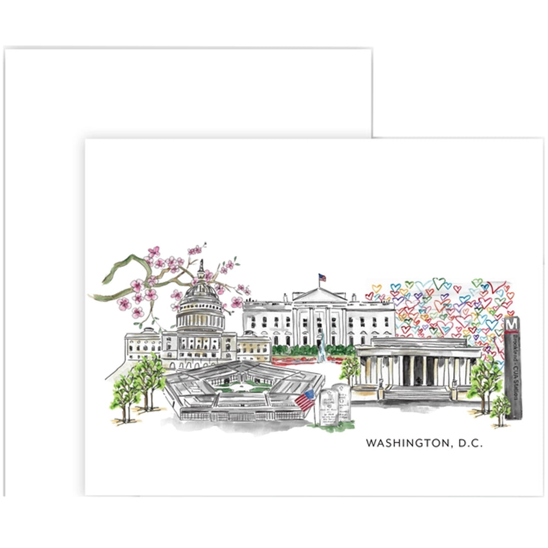 Washington D.C. Collage Note Card