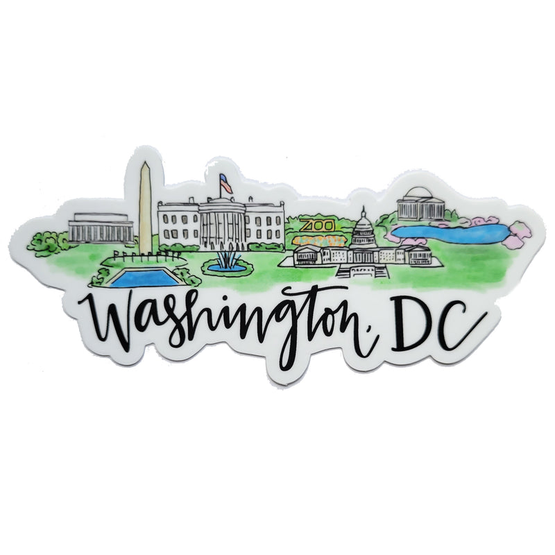 Washington DC Skyline Vinyl Sticker