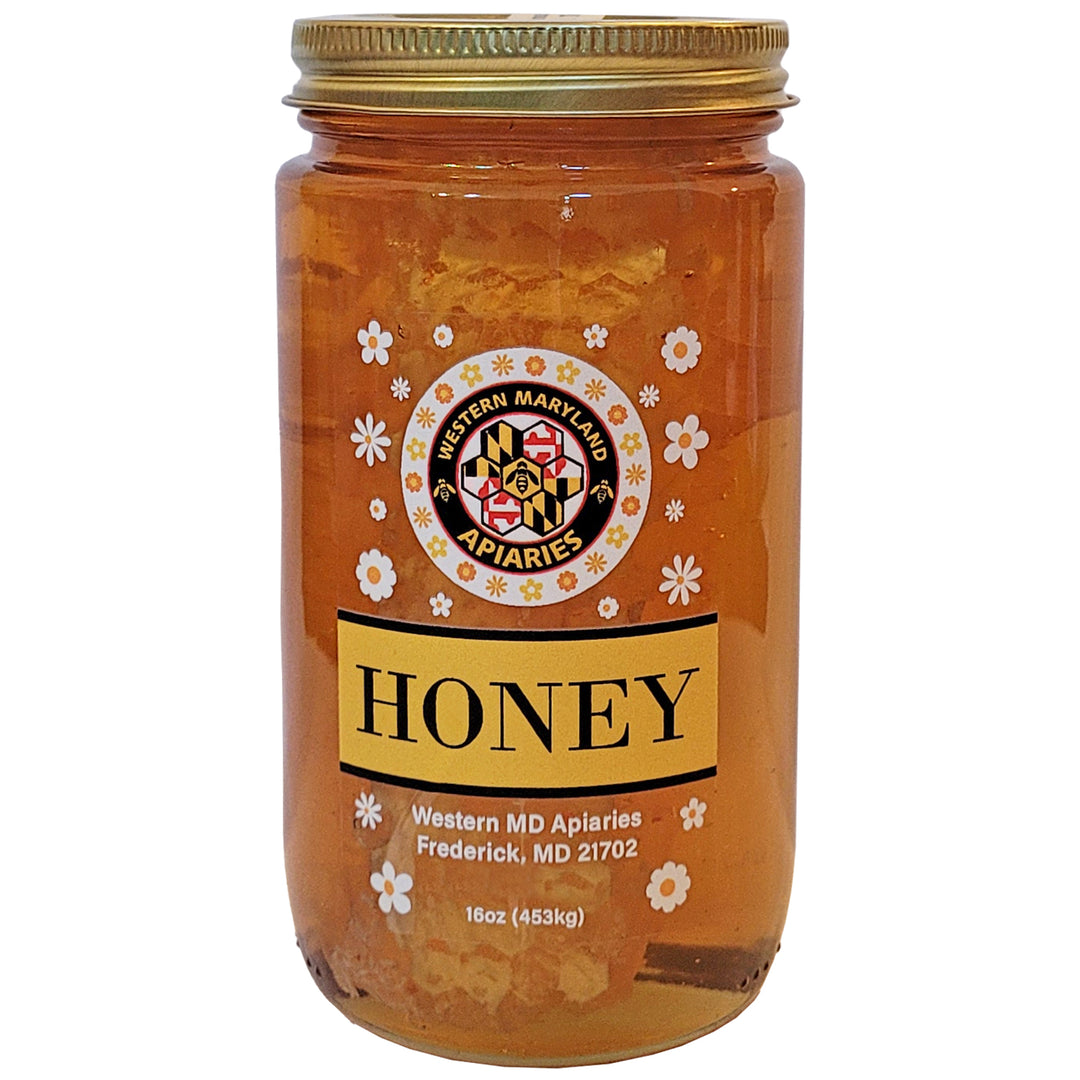 Western Maryland Comb Honey 16oz. Jar