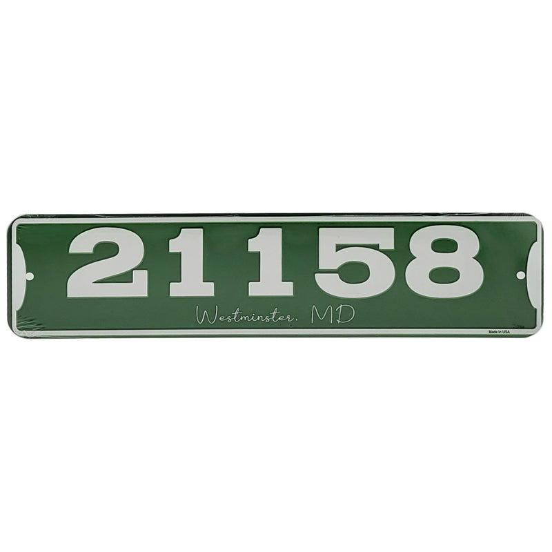 Zip Code & Town Aluminum Signs - Assorted – The Maryland Store