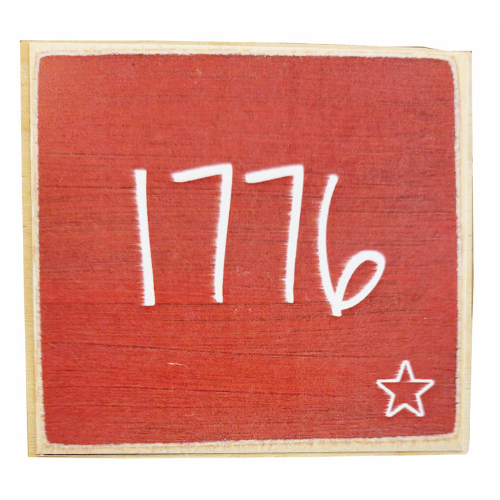 Print Block - 1776 Heart