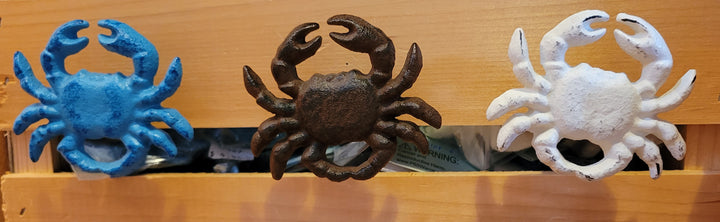 Crab Cast Iron Drawer Pull Asst Colors (display)