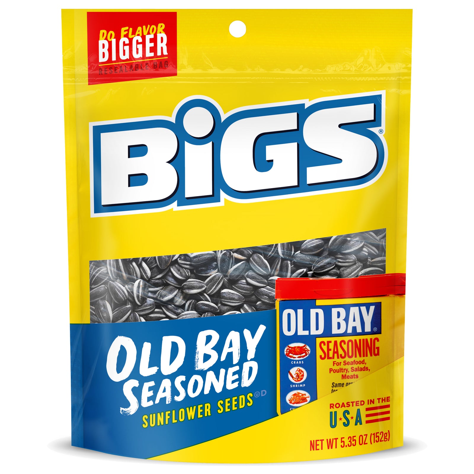 Old Bay Seasoned Sunflower Seeds by Bigs