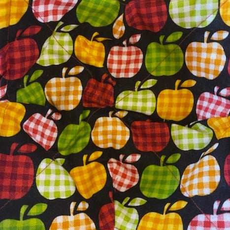 Gingham Apples Fabric Swatch
