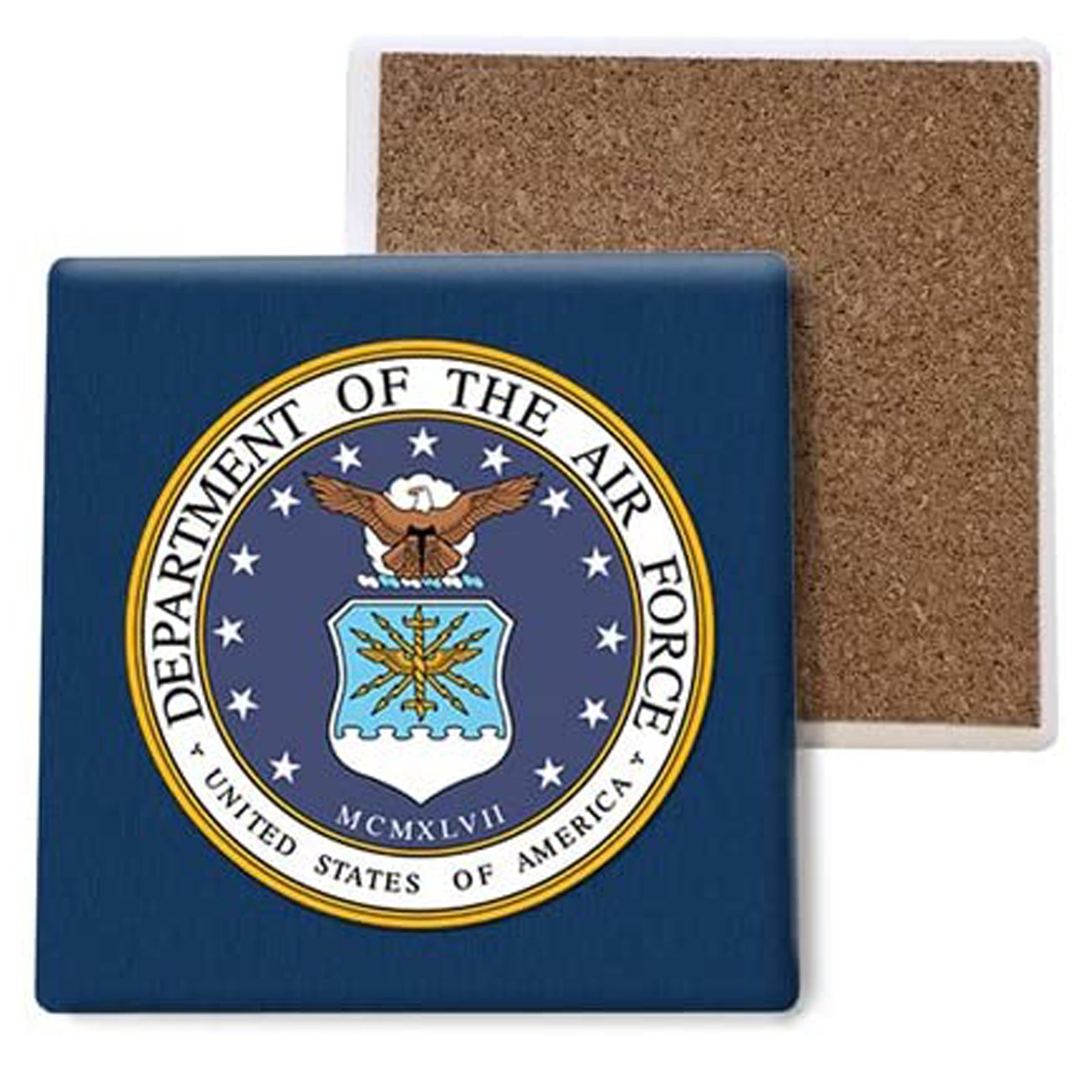 department of the Air Force logo 
Stone Coaster (Each)