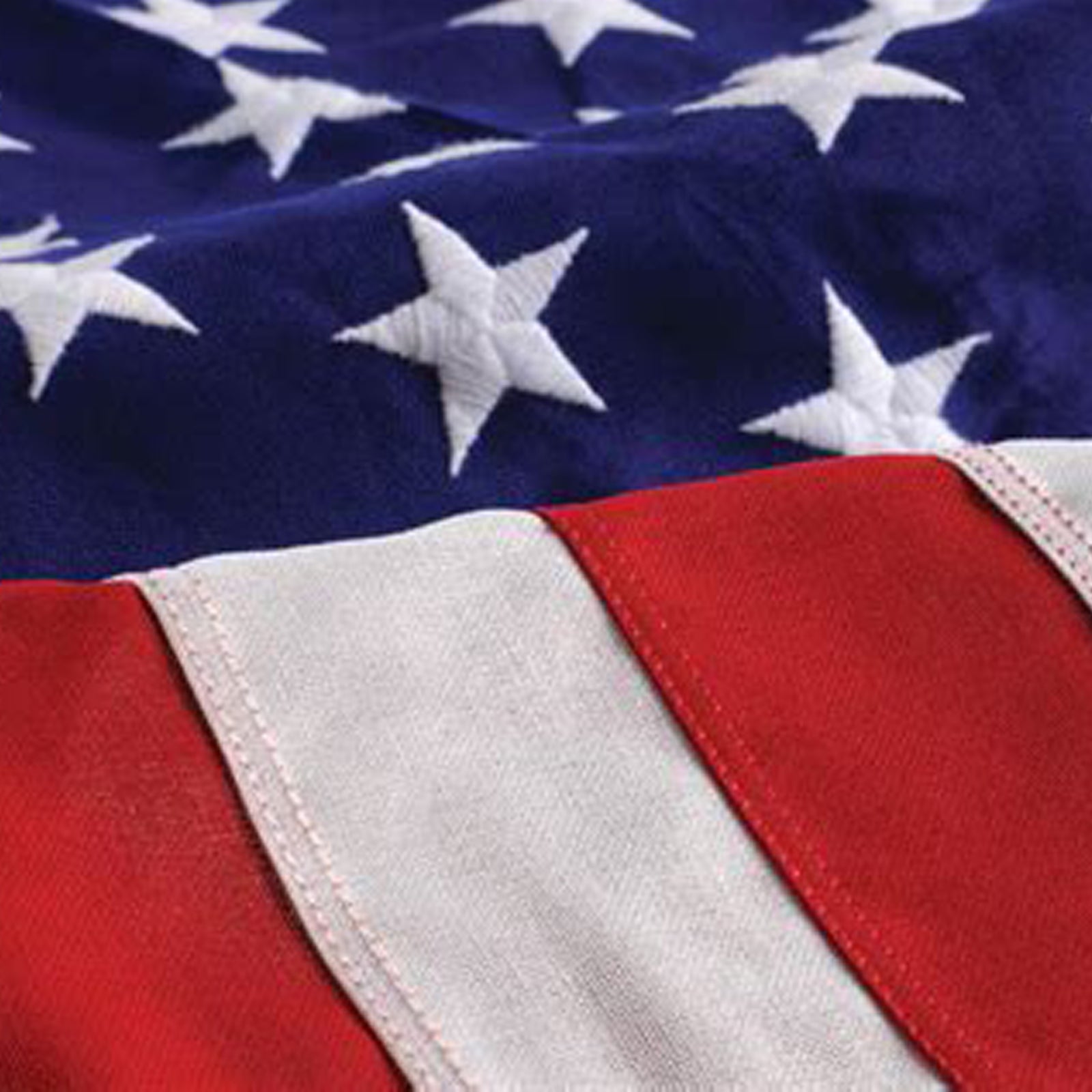 American Flag 3' x 5' Cotton Commercial Grade (detail)