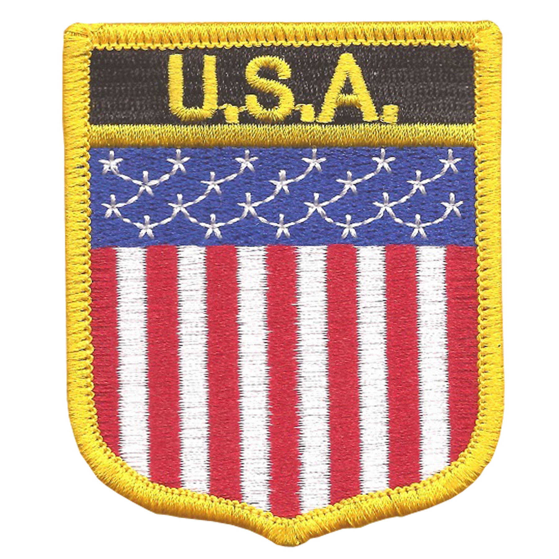 American Flag Shield Patch - Sew or Iron-On – The Maryland Store