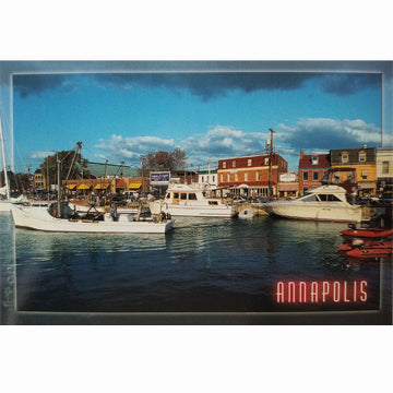 Annapolis Waterfront Boats Postcard