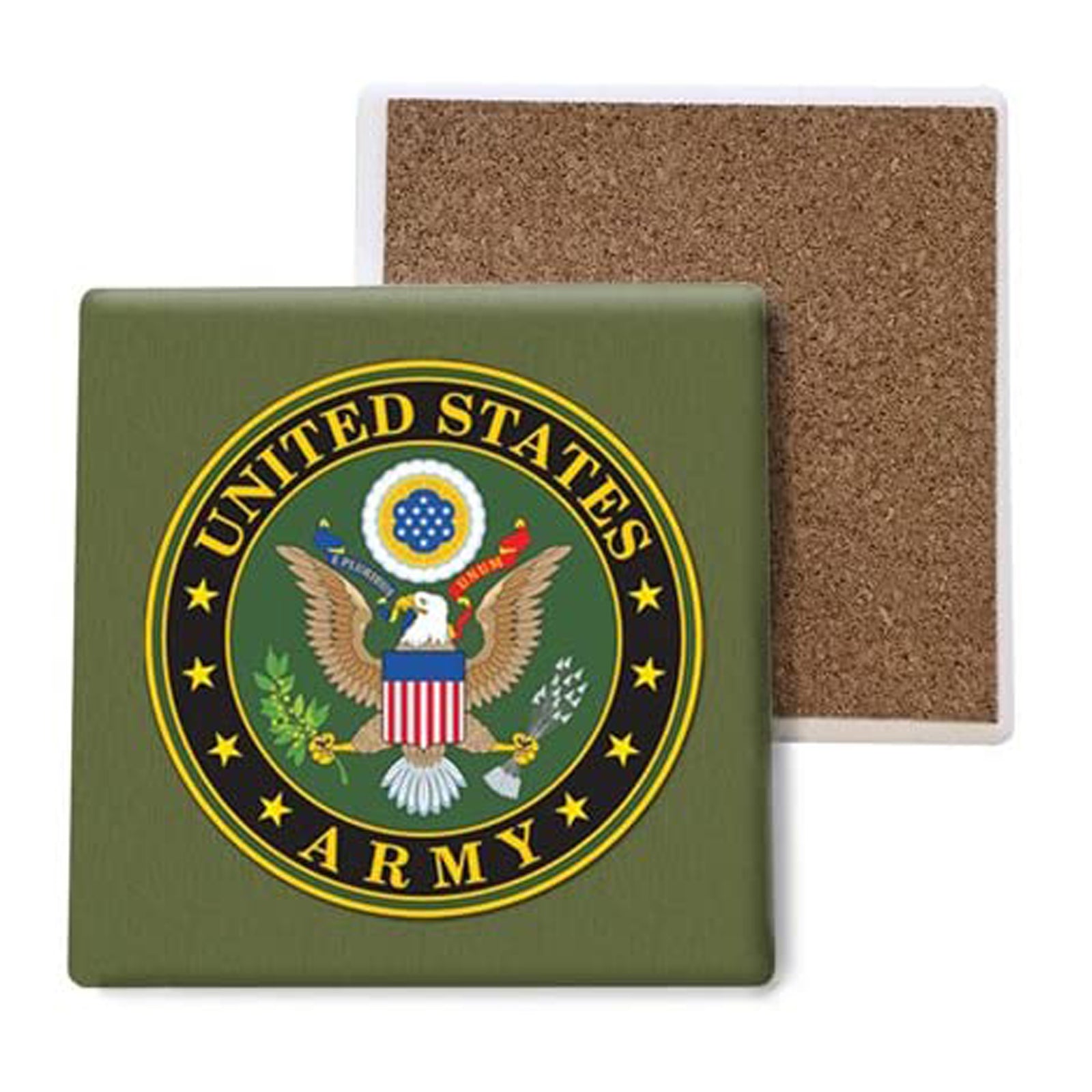 united states Army logo 
Stone Coaster (Each)