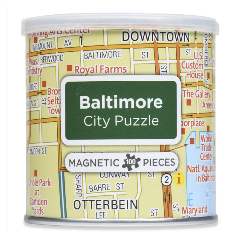 Baltimore City Map Magnetic Puzzle