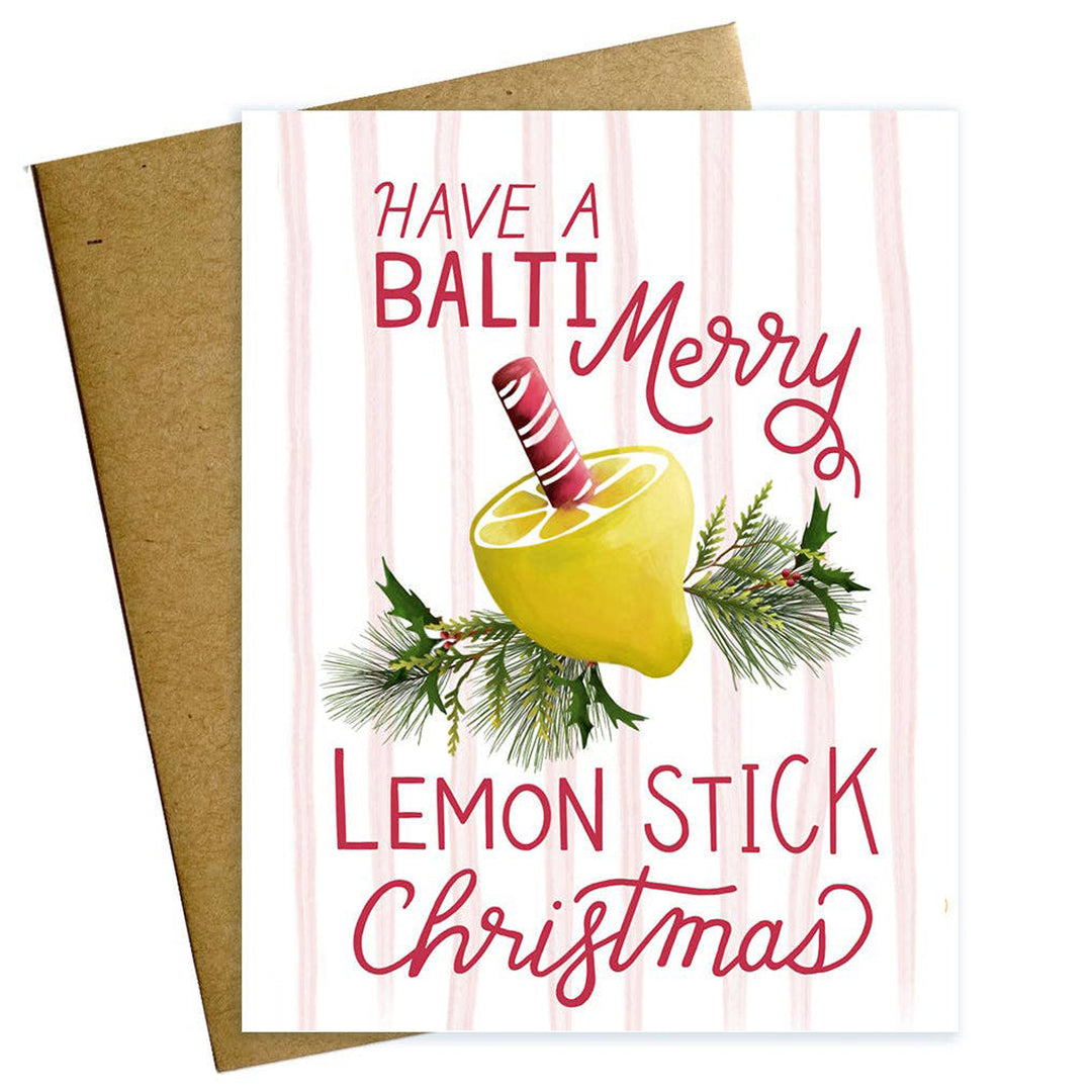 Have A Balti Merry Lemon Stick Christmas Card – The Maryland Store