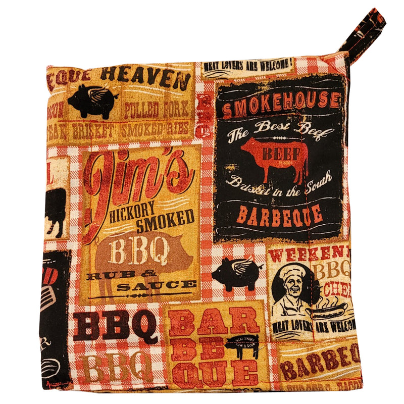Barbeque Potholder Locally Sewn