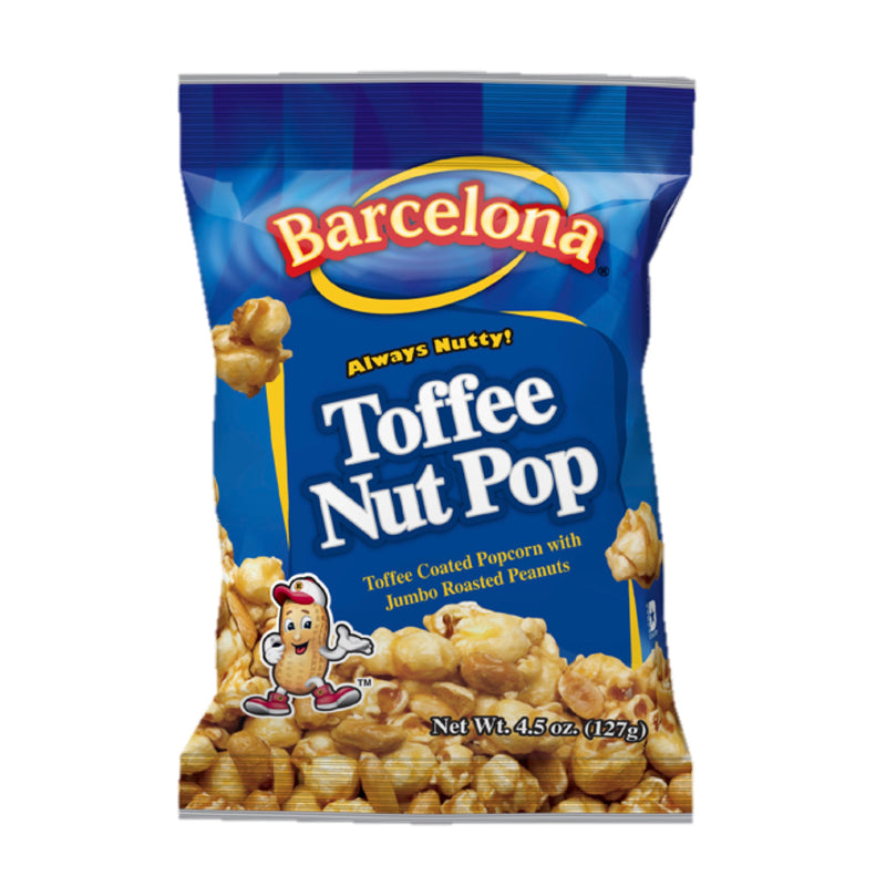 Barcelona Toffee Nut Popcorn with Peanuts