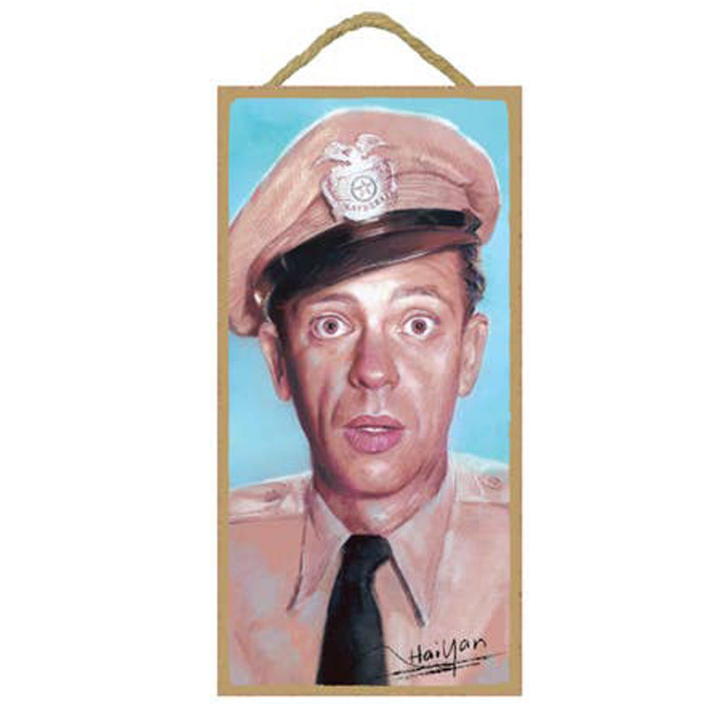 Barney Fife (Don Knotts) Mayberry Wood Sign
