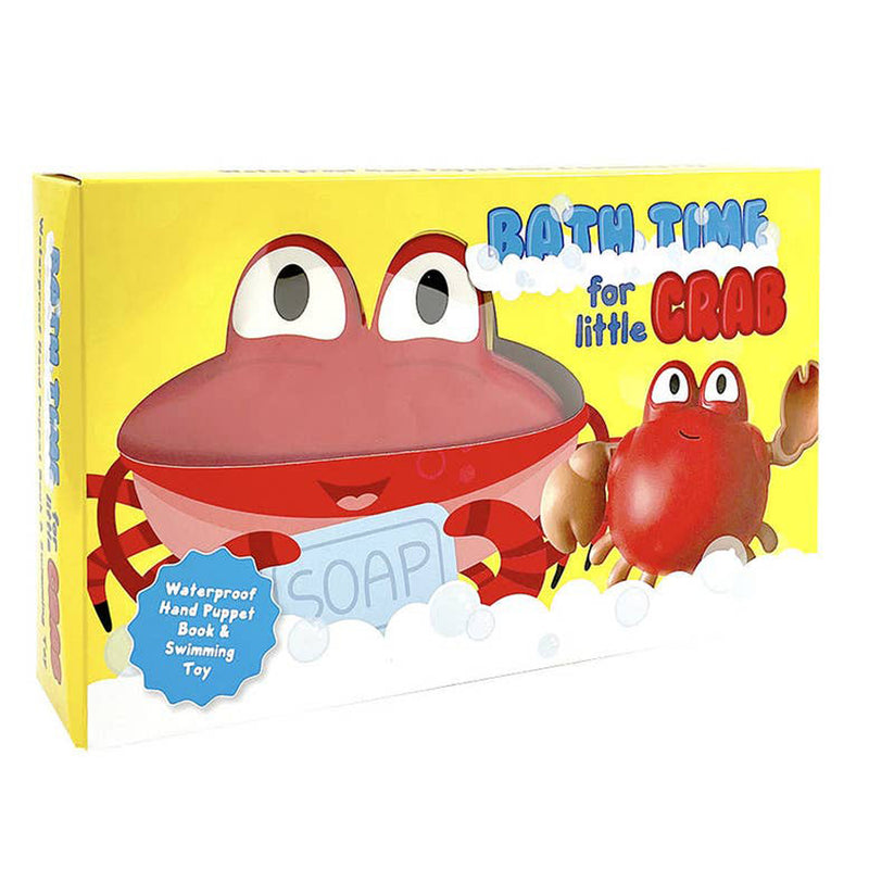 Bath Time For Little Crab - Swimming Crab Toy and Book