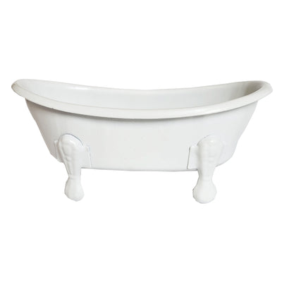 Bathtub Soap Dish Metal White