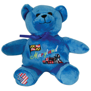 Maryland Symbols Plush Blue Bear Toy