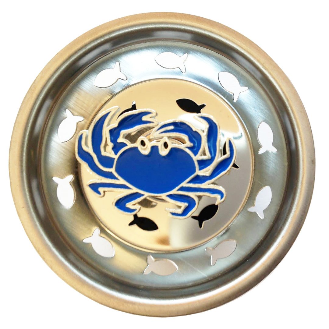 Crabby Kitchen Strainer - Blue Crab