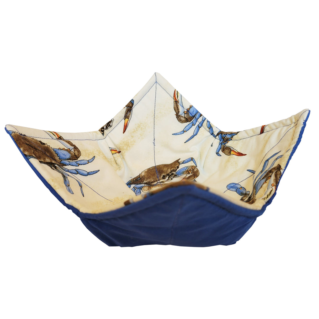 Natural Blue Crab Microwave Bowl Potholder