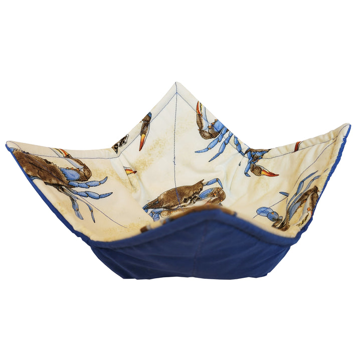 Natural Blue Crab Microwave Bowl Potholder