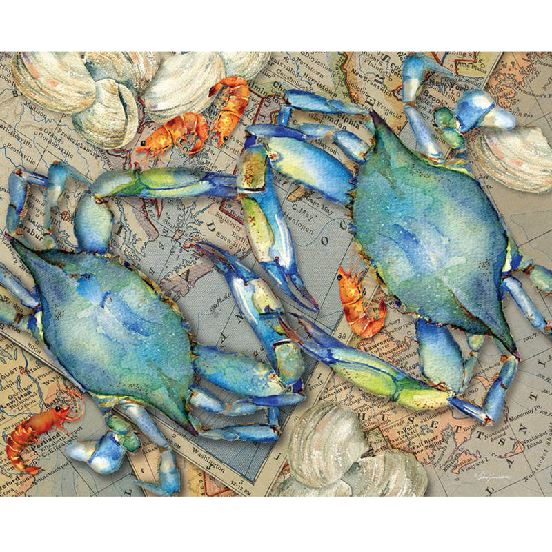 Blue Crab Pair Bounty 1,000 Piece Puzzle