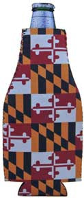 Maryland Flag Bottle Coolie