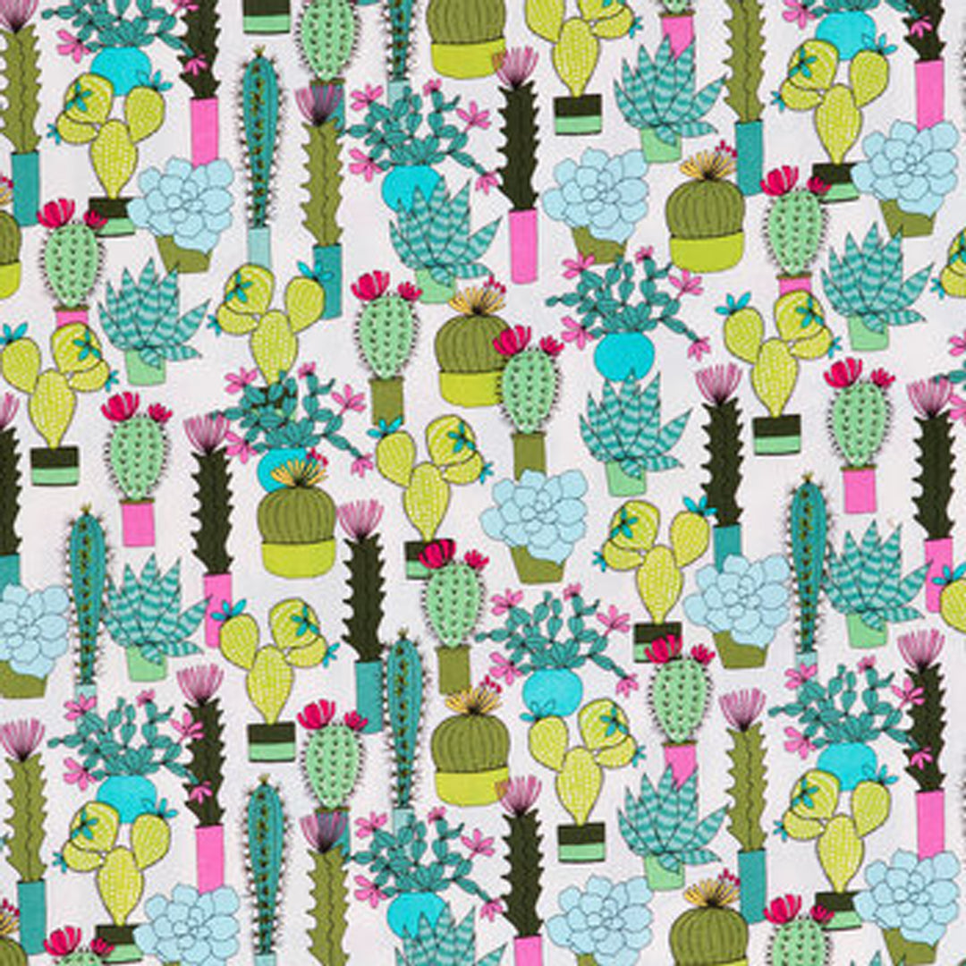 Cactus Microwave Bowl Cozy Potholder Fabric Sample