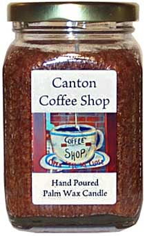 Canton Coffee Shop Palm Wax Candle