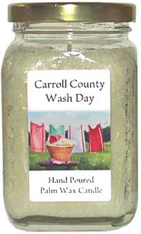 Carroll County Wash Day Palm Wax Candle