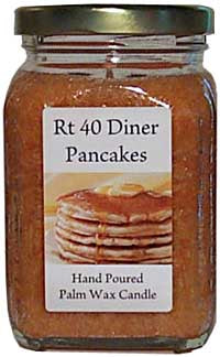 Rt. 40 Diner Pancakes Palm Wax Candle