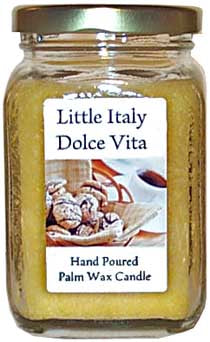 Little Italy Dolce Vita Palm Wax Candle