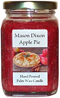 Mason Dixon Apple Pie Palm Wax Candle