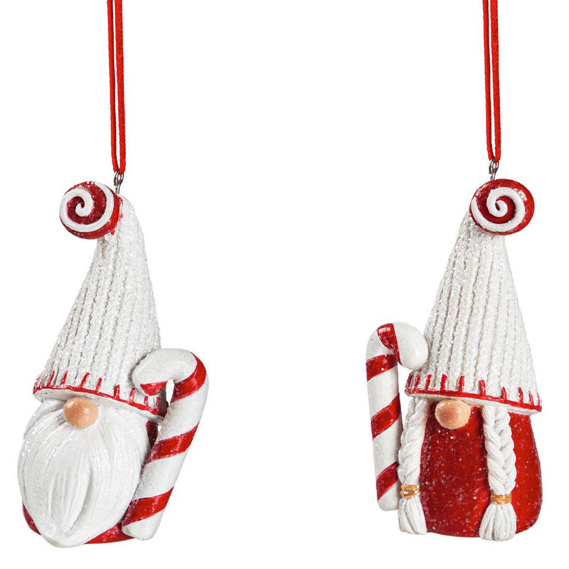 Candy Cane Gnome Ornaments